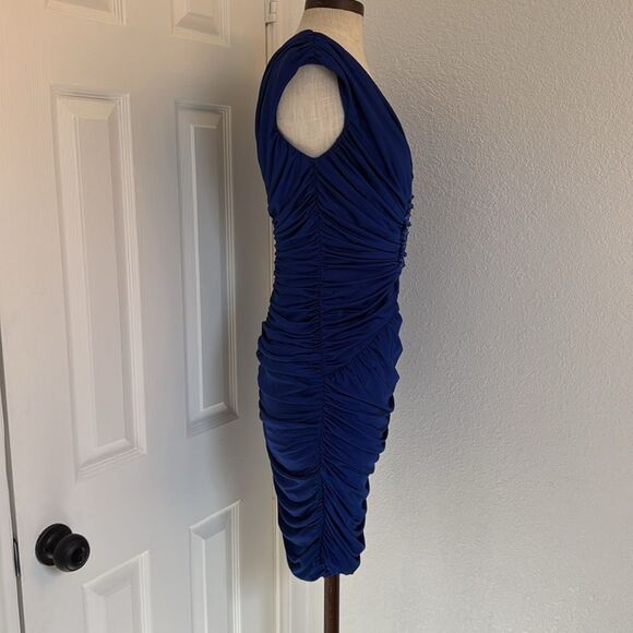 Tadashi Shoji rouched embellished cocktail dress - Picture 15 of 15